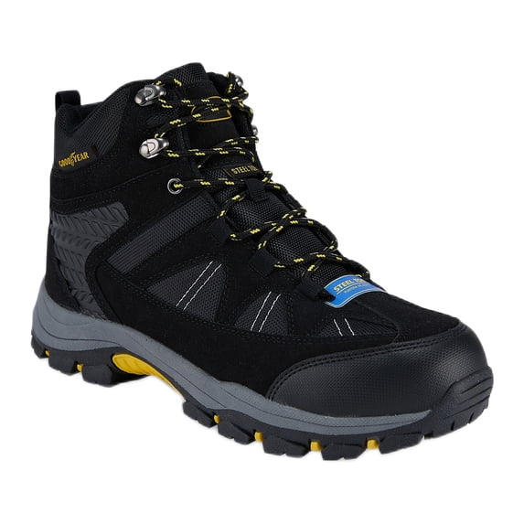 Goodyear Men's Teton Steel Toe Outdoor Hiker Work Boots, Wide Available