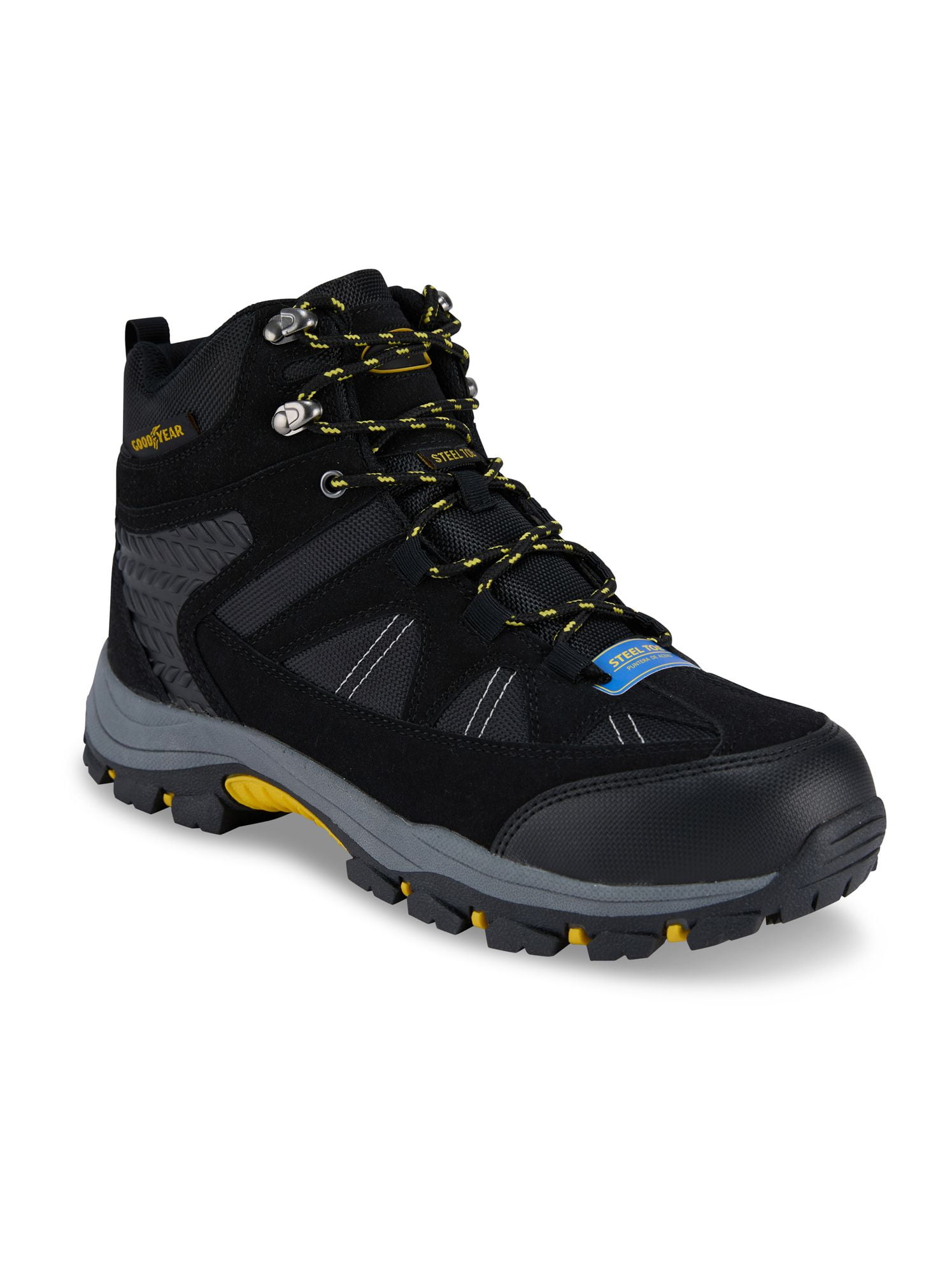 Goodyear Men's Teton Steel Toe Outdoor Hiker Work Boots, Wide Available