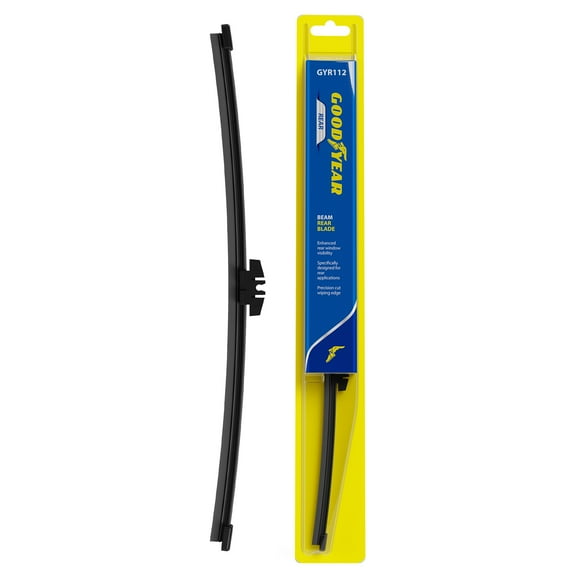 Goodyear Rear 11" Beam Wiper Blade for Curved Rear Windows, Replacement Rear Window Wiper Blade for Beam Wiper Arms, Pack of 1