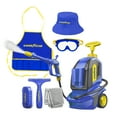 thumbnail interactive-video image 1 of Goodyear Role Play Water Pressure Car Cleaner Set, Blue, Toddler Toys, 1 of 9