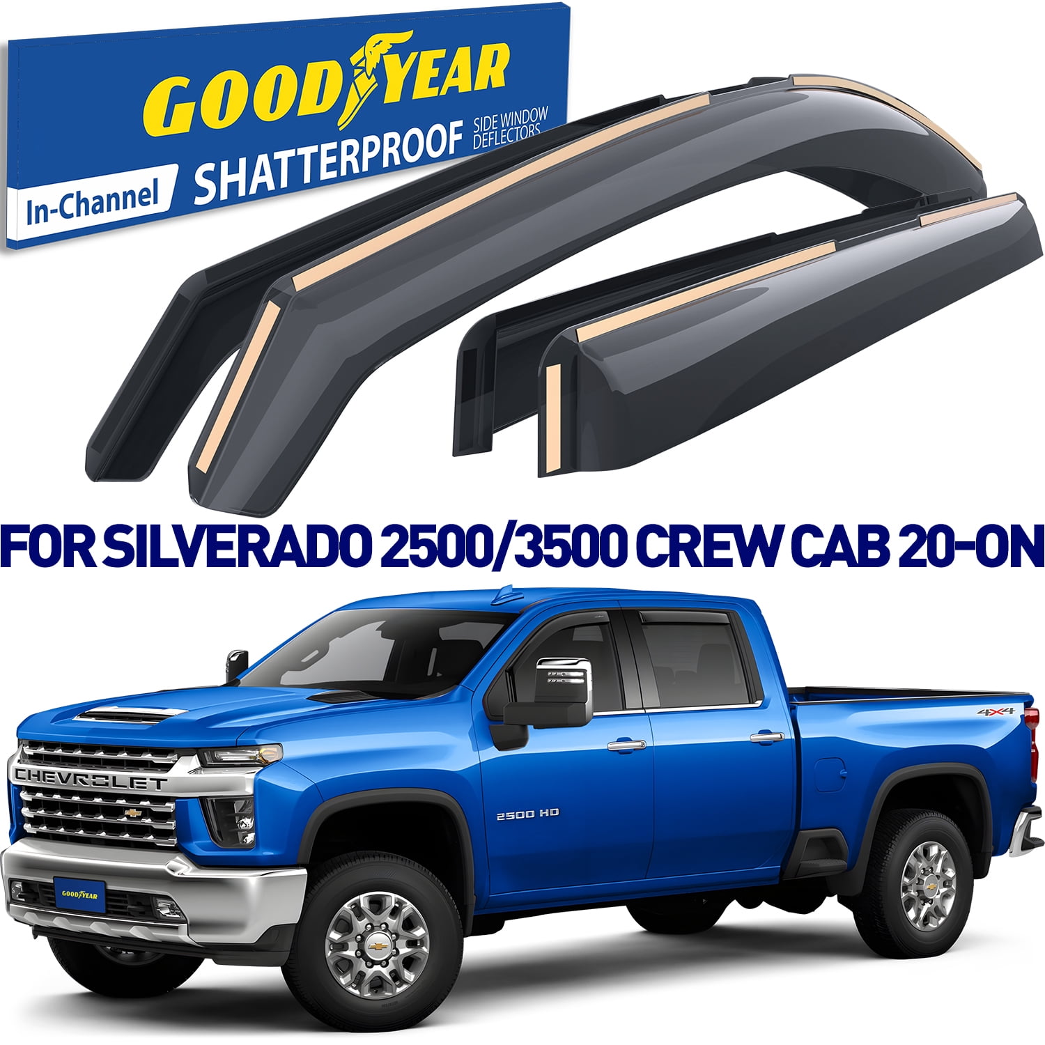 2020 chevy silverado rain shop guards