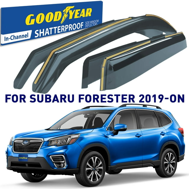 Goodyear Shatterproof inChannel Window Deflectors for Subaru Forester