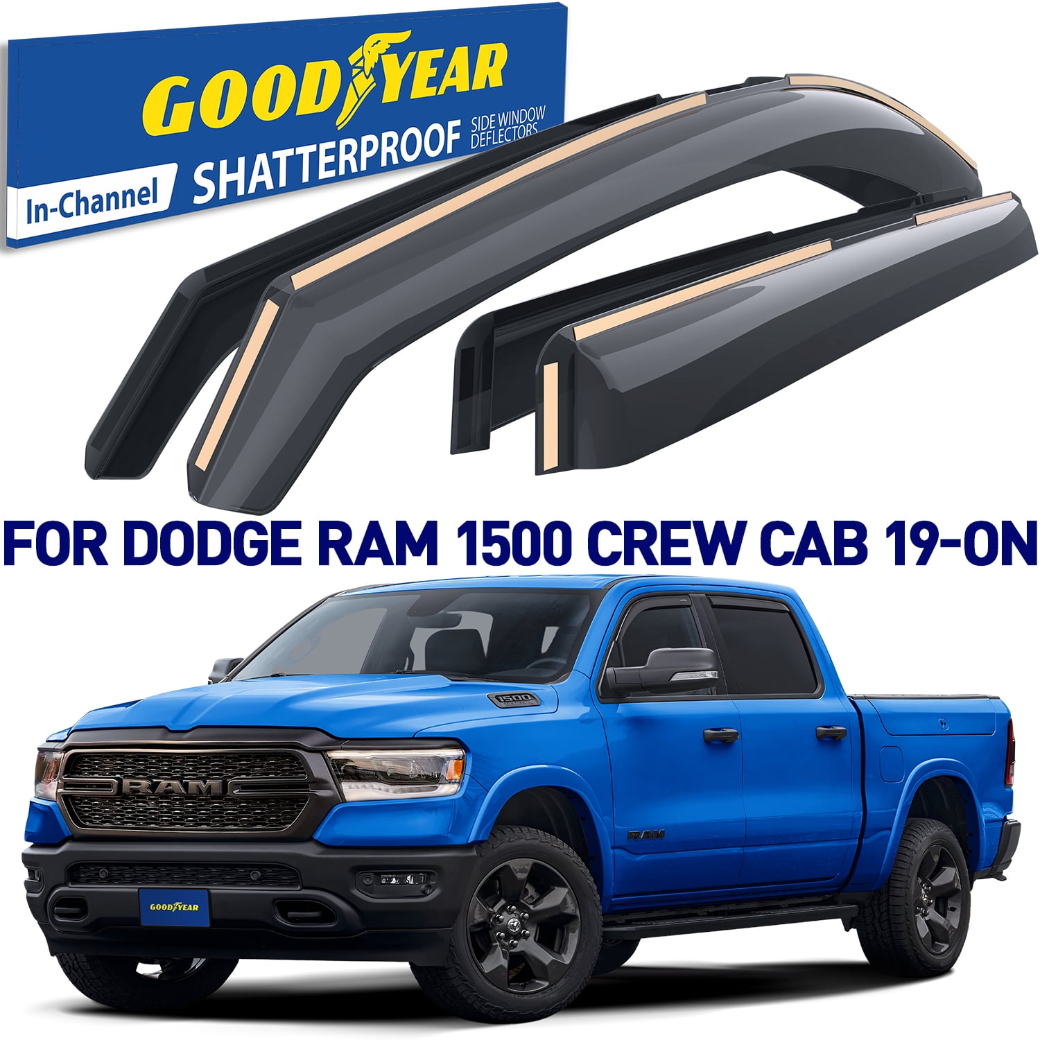 2019 dodge 2024 ram window visors