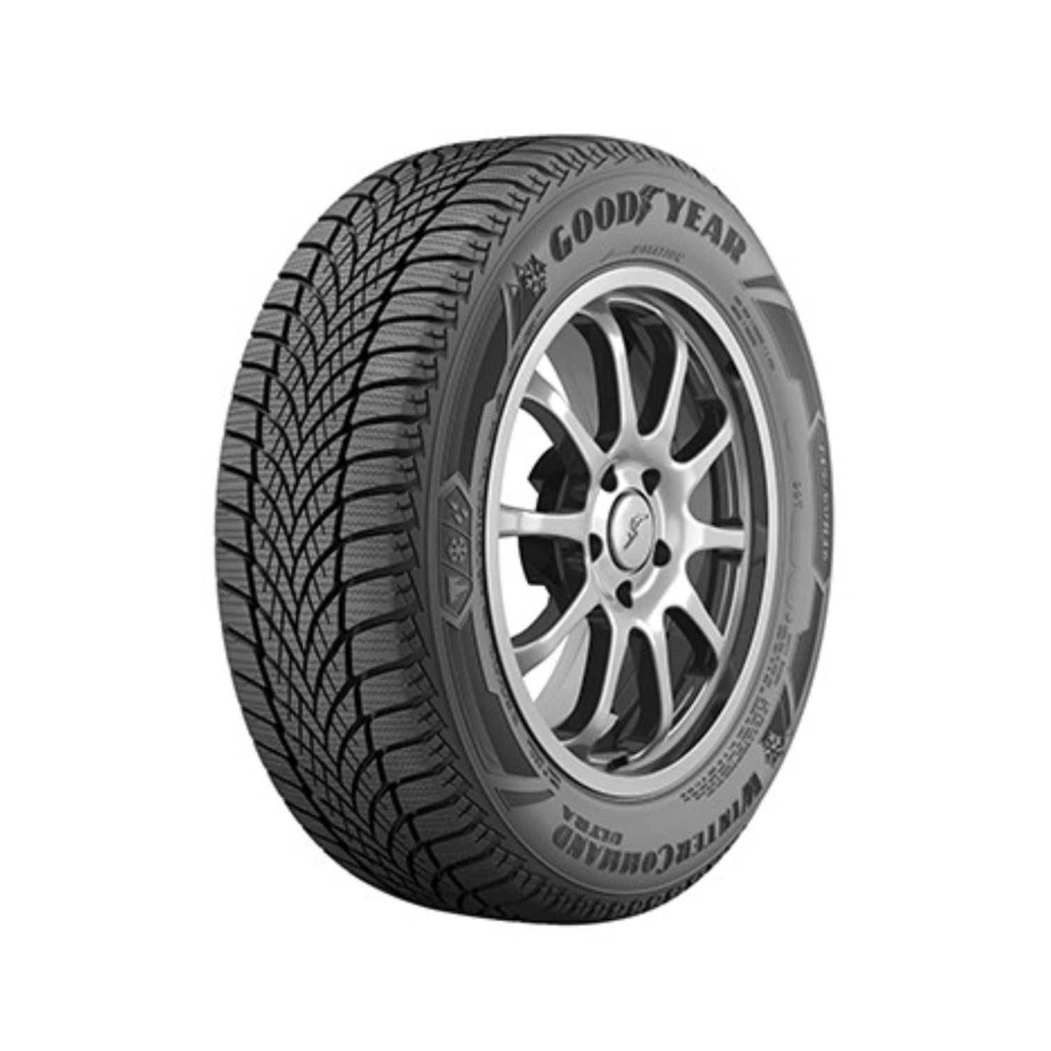 Goodyear WinterCommand Ultra 225/60R18 100H (Studless) Snow Winter Tire Fits: 2018-23 Chevrolet Equinox LT, 2017-18 Subaru Outback 3.6R Touring Simolary simolary.com