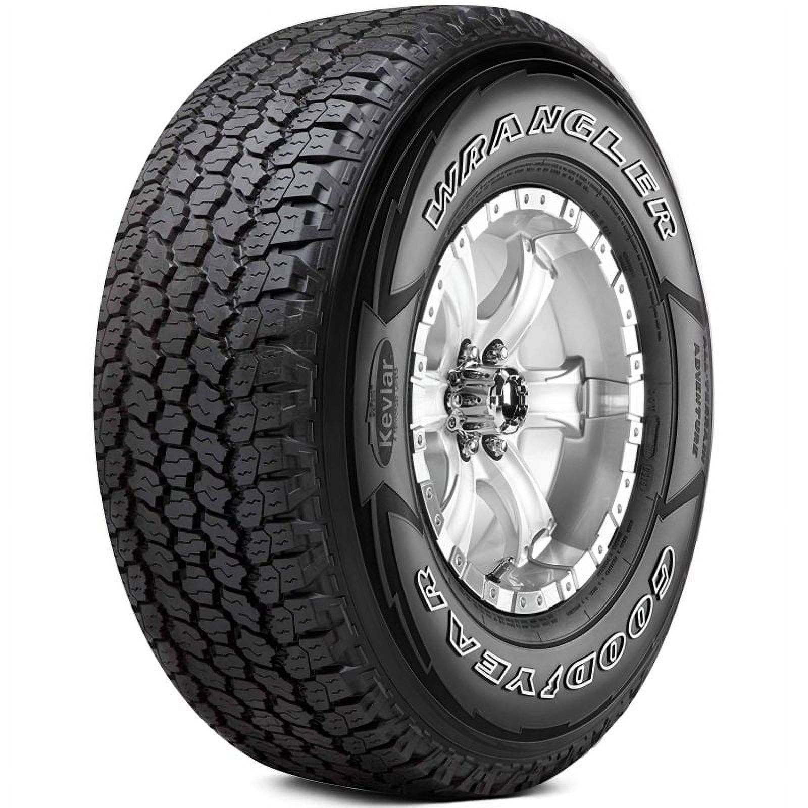 Goodyear Wrangler All-Terrain Adventure with Kevlar 265/70R16 112 T Tire Fits: 2015 Toyota Tacoma TRD Pro, 2000-06 Toyota Tundra SR5