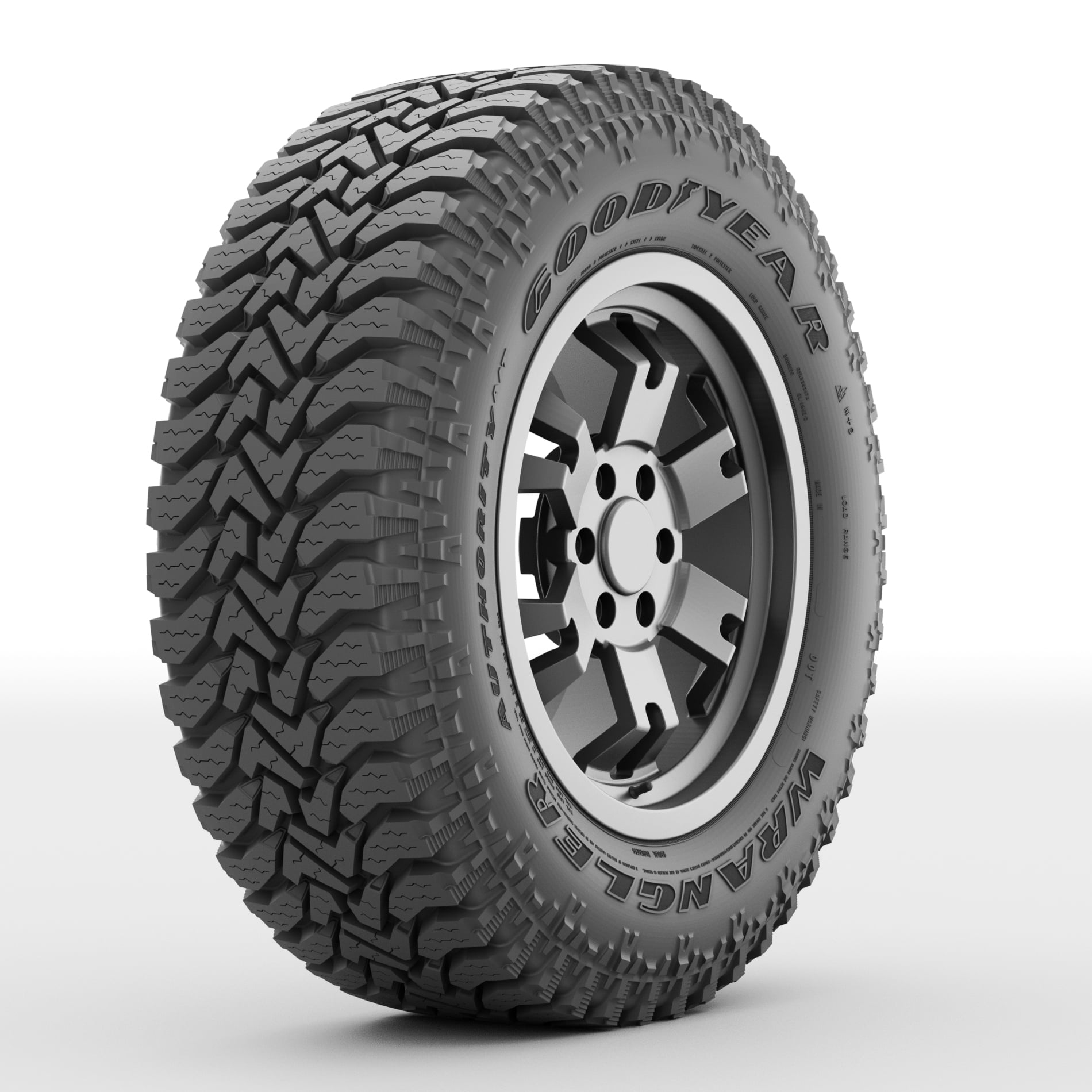 A/T All-Terrain Authority Goodyear Tire LT265/75R16 Wrangler 123Q