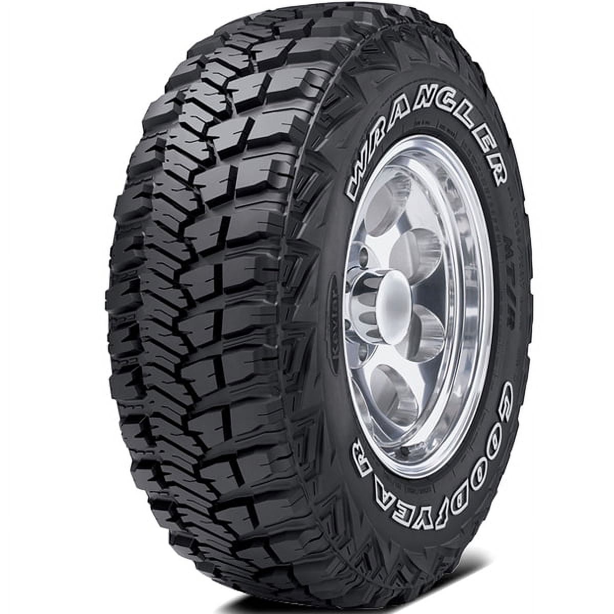 Goodyear Wrangler MT/R with Kevlar 315/70R17 121 Q Tire Fits: 2003-04 Hummer H1 Base