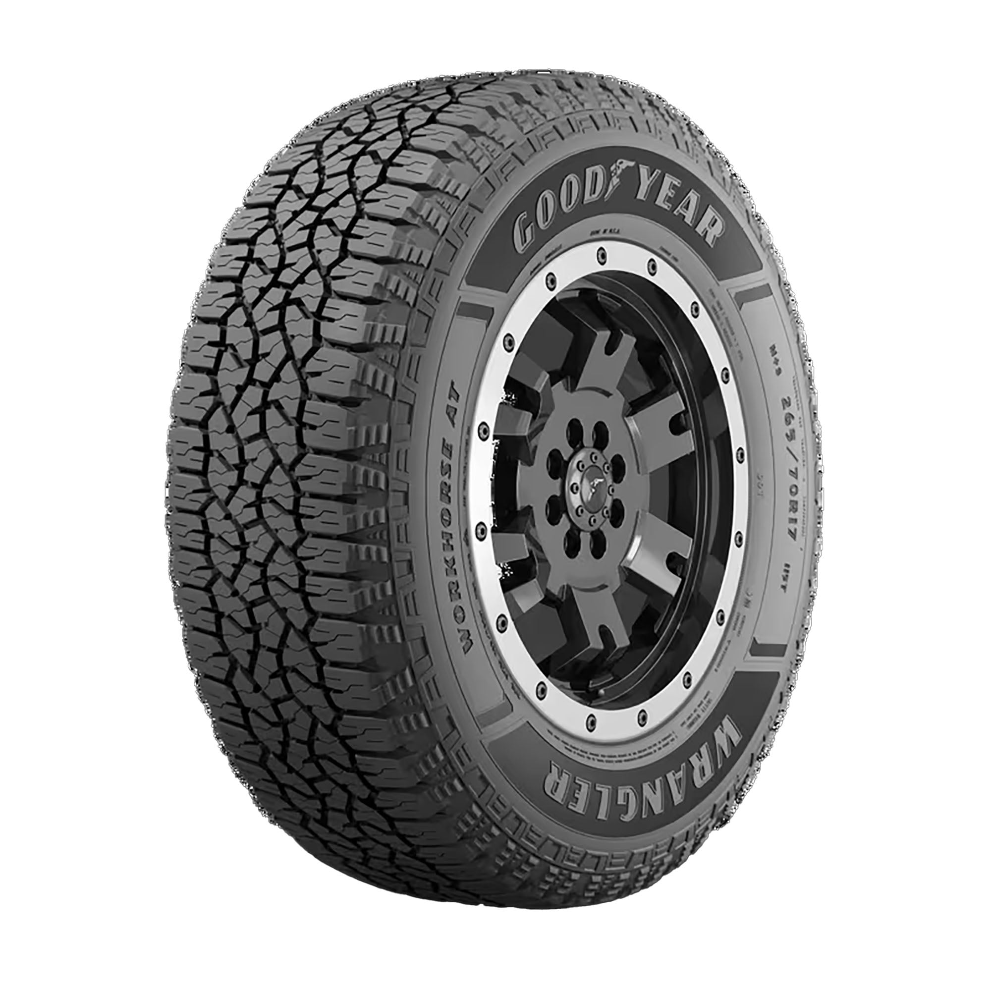 Goodyear Wrangler Workhorse AT All Terrain 265/60R18 114H XL Light Truck Tire Simolary simolary.com