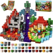 Annexfun 200 PCS Magnetic Blocks - Magnet Toys for Kids, Boys and Girls, Magnetic Building Blocks Cubes, Stacking Magnets for Kids, Easter Birthday Gifts for Bo