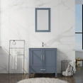 thumbnail image 1 of Goodyo 30" Gray Bathroom Vanity and Sink Combo Modern Drop in Bathroom Cabinet wth Mirror and Drain, 1 of 5