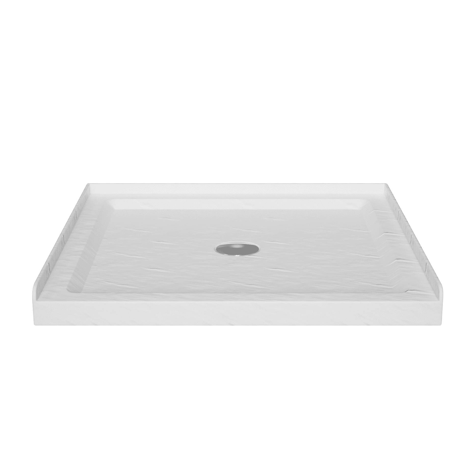 Goodyo 36 in x 36 in Shower Base 3.5" Height Antislip Acrylic Center