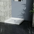 thumbnail image 1 of Goodyo 36x36in Shower Base White, Centered Drain and Single-Threshold, 1 of 8