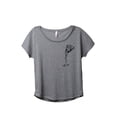 thumbnail image 1 of Gooey Pizza Slice Women's Fashion Slouchy Dolman T-Shirt Tee Heather Grey Small, 1 of 4