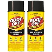 Goof Off Professional Strength Remover Aerosol Spray - All Purpose Cleaner - 2 Pack, 12 Ounce