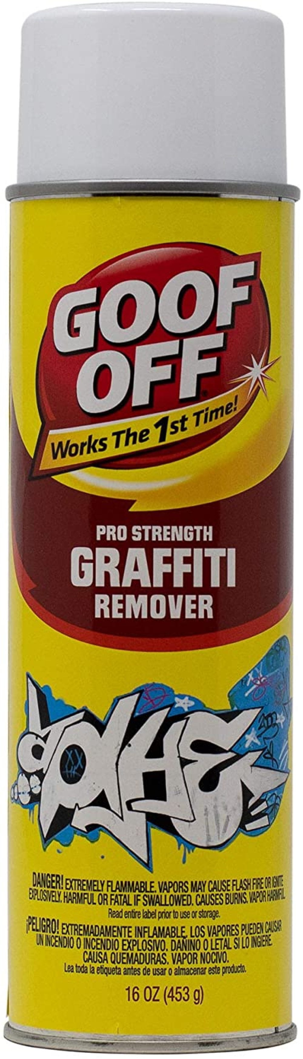 Goof Off FG673 Graffiti Remover Aerosol Can, 16 oz