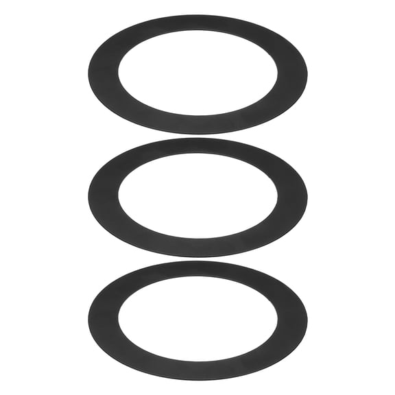 Goof Rings for 10 Inch Recessed Can Lighting, 3 Pcs Metal Goof Trim Rings, Outer Diameter 10-inch Inner Diameter 6.29-inch, Matte Finish Black