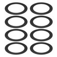 thumbnail image 1 of Goof Rings for 4 Inch Recessed Can Lighting, 8 Pcs Metal Goof Trim Rings, Outer Diameter 6.77-inch Inner Diameter 4.25-inch, Matte Finish Black, 1 of 7