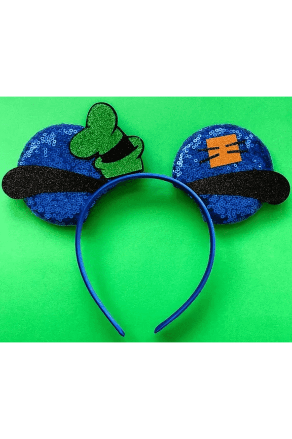 Goof Sequin Mickey Minnie Ears Headband / Minnie Inspired Princess Ears / Minnie Headband