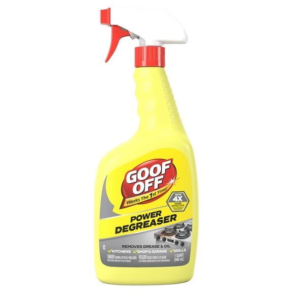 Goof off Power Cleaner & Degreaser Trigger Bottle Spray, 32 oz