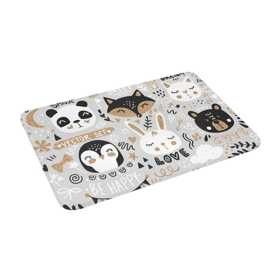Goofa 16"x24" Inches Funny Animals Series Doormats for Outdoor Entrance - Non-Slip Welcome Mat, Heavy Duty Door Mats Outdoor, Spring Doormat