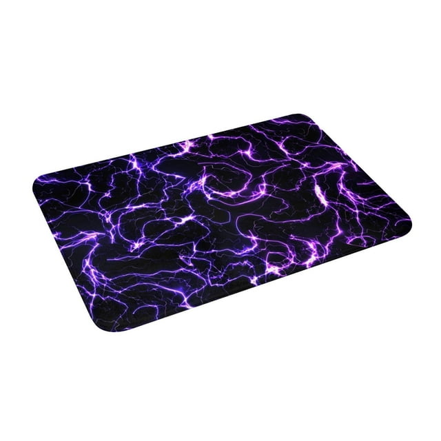 Goofa 16"x24" Inches Galaxy Lightning Doormats for Outdoor Entrance - Non-Slip Welcome Mat, Heavy Duty Door Mats Outdoor, Spring Doormat