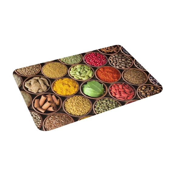 Goofa 16"x24" Inches Spices And Herbs Doormats for Outdoor Entrance - Non-Slip Welcome Mat, Heavy Duty Door Mats Outdoor, Spring Doormat