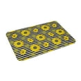 thumbnail image 1 of Goofa 16"x24" Inches Sunflowers On Black And White Stripes Doormats for Outdoor Entrance - Non-Slip Welcome Mat, Heavy Duty Door Mats Outdoor, Spring Doormat, 1 of 9