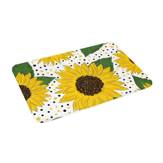 Goofa 16"x24" Inches Sunflowers Doormats for Outdoor Entrance - Non-Slip Welcome Mat, Heavy Duty Door Mats Outdoor, Spring Doormat