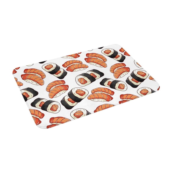 Goofa 16"x24" Inches Sushi Roll Doormats for Outdoor Entrance - Non-Slip Welcome Mat, Heavy Duty Door Mats Outdoor, Spring Doormat