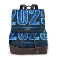 thumbnail image 1 of Goofa 2025 Happy New Year 5 for Leather Backpack Purse for Women Fashion Multipurpose Design Handbag Ladies Shoulder Bags Travel Backpack, 1 of 4