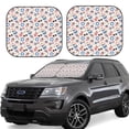 thumbnail image 1 of Goofa 4th Of July1 Pattern 2 Piece Car Windshield Sun Shade Foldable | Front Windshield Shade for Sun, Heat and UV Rays | Sunshade for Car Front Window-Medium, 1 of 7