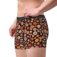 thumbnail image 1 of Goofa 70s Groovy Hippie Retro Printed Men's Boxer Briefs Underwear, Moisture-Wicking Underwear, Trunk,Soft and Breathable Cotton Underwear-Large, 1 of 9