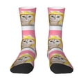 thumbnail image 1 of Goofa A Funny Cat Printed Men's Crew Socks, Soft Durable Breathable Moisture-Wicking with Odor Control Cotton socks, 1 of 9