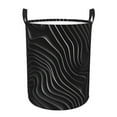 thumbnail image 1 of Goofa Abstract Black And White Waves Printed Circular Hamper,Laundry Basket with Handles,Storage Baskets Foldable,Large Capacity Laundry Hamper-Small, 1 of 6