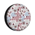 thumbnail image 1 of Goofa Abstract Floral Pattern Universal Tire Cover for Jeep, SUV, Truck, and Trailer – Waterproof, UV-Resistant,Easy to Install, Fits 14"-17" Tires-16 inch, 1 of 6