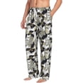 thumbnail image 1 of Goofa Abstract Watercolor Printed Soft Pajama Pants for Men, Wide Leg Comfy Casual Lounge Yoga Pants-XX-Large, 1 of 9