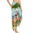 thumbnail image 1 of Goofa African Women Printed Soft Pajama Pants for Women, Wide Leg Comfy Casual Lounge Yoga Pants-X-Large, 1 of 9