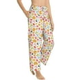 thumbnail image 1 of Goofa Afternoon Tea Printed Soft Pajama Pants for Women, Wide Leg Comfy Casual Lounge Yoga Pants-X-Large, 1 of 9