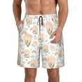 thumbnail image 1 of Goofa Air Balloon and Flower Printed Mens Swim Trunks Summer Quick Dry Short Beach Swimwear Bathing Suits-Medium, 1 of 9