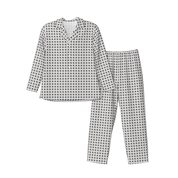 Goofa Airplane for 2-piece Loungewear Set Men’s Sleepwear Set Soft PJs Cozy loungewear Comfy Sleep Set Winter Pajamas-
