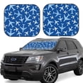 thumbnail image 1 of Goofa Airplanes in the Sky Pattern 2 Piece Car Windshield Sun Shade Foldable | Front Windshield Shade for Sun, Heat and UV Rays | Sunshade for Car Front Window-Small, 1 of 7
