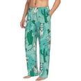 thumbnail image 1 of Goofa Alapaca in Boho Printed Soft Pajama Pants for Men, Wide Leg Comfy Casual Lounge Yoga Pants-Large, 1 of 9