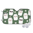 thumbnail image 1 of Goofa Alpaca Faces Printed Car Windshield Sunshade,Foldable Reflective Sun Visor,UV Protection Heat Blocker Sunshade,Car Cooling Accessory-Small, 1 of 7