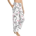 thumbnail image 1 of Goofa Alpacas and Hearts Printed Soft Pajama Pants for Women, Wide Leg Comfy Casual Lounge Yoga Pants-XX-Large, 1 of 9