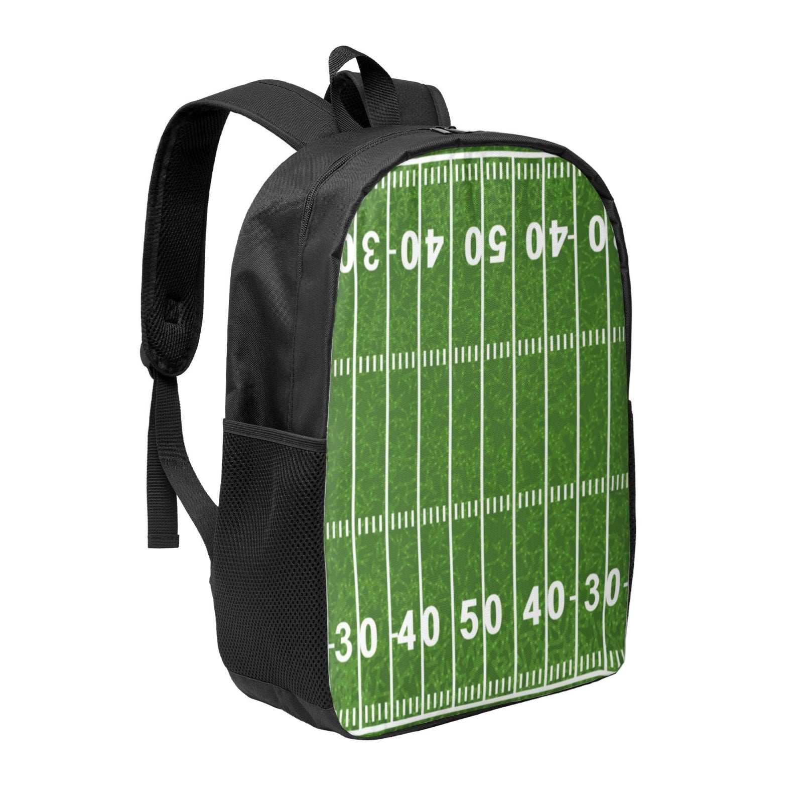 American Football Print Pattern Backpack