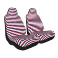 thumbnail image 1 of Goofa American Patriotic Stars And Stripes Printed Car Seat Covers, Automotive Seat Covers for Cars Trucks and SUVs, Quick Setup Universal Fit Elastic Seat Covers-2 PCS, 1 of 6