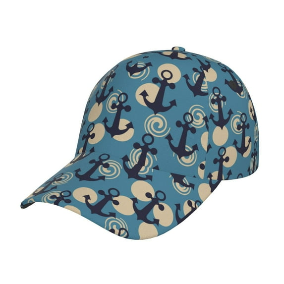 Goofa Anchors Printed Baseball Cap for Men and Women - Adjustable Unisex Hat for Sports and Casual Wear,Sun protection Casual Outdoor Everyday Fashion Cap