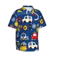 thumbnail image 1 of Goofa Animals Rescue Team Hawaiian Shirt for Men, Unisex Summer Beach Casual Short Sleeve Button Down Shirts,Aloha Tropical Floral print shirt-Medium, 1 of 9
