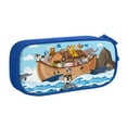 thumbnail image 1 of Goofa Animals on Noah's Ark Floating Pattern Big Capacity Pencil Pen Case Office College Large Storage High Capacity Bag Pouch Holder Box Organizer, 1 of 9