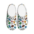 thumbnail image 1 of Goofa Art Of Livings Print Womens Mens Cotton Lightweight House Slippers , Washable Home Slippers,Indoor Comfy Bedroom Cozy Slippers-44/45, 1 of 7